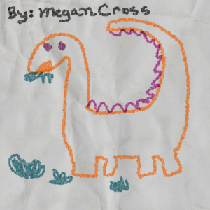 MeganDrawing dinosaur